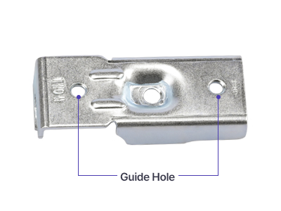 작업 편의와 견고성 증대를 위한 가이드 홀(Guide hole)