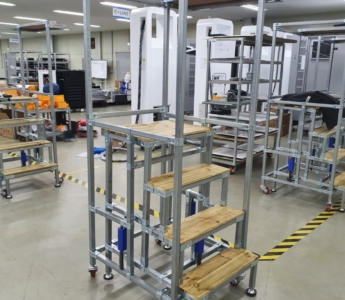 이동식 고소 계단 작업대